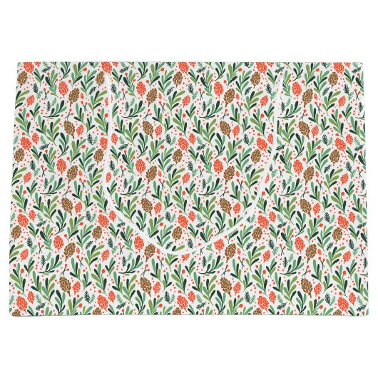 Sac cadeau de Noël Foliing (Devant)