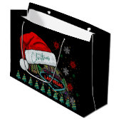 Sac cadeau de Noël Giant Santa Hat Las Vegas (Devant Angle)