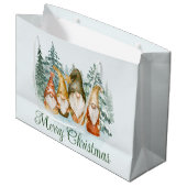 Sac cadeau de Noël Gnome (Devant Angle)