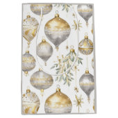 Sac cadeau de Noël Gold Silver Vintage (Devant)