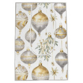 Sac cadeau de Noël Gold Silver Vintage (Dos)