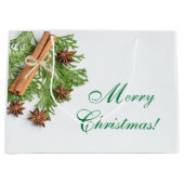 Sac cadeau de Noël Greens et objets (Devant)