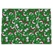 Sac cadeau de Noël KiniArt Westie (Devant)