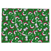 Sac cadeau de Noël KiniArt Westie (Dos)