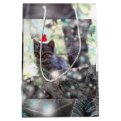 Sac cadeau de Noël Kitten - Moyen, Matte (Devant)