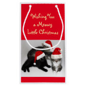 Sac cadeau de Noël Meowy Little (Dos)