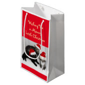 Sac cadeau de Noël Meowy Little (Devant Angle)