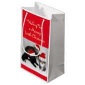 Sac cadeau de Noël Meowy Little (Dos Angle)