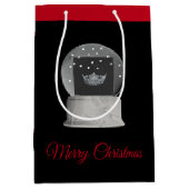 Sac cadeau de Noël Miss America Snow Globe (Devant)