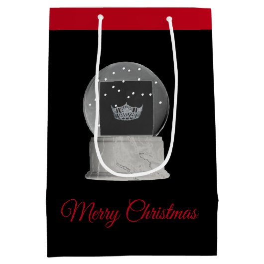 Sac cadeau de Noël Miss America Snow Globe (Dos)