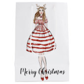 Sac cadeau de Noël moyen (Dos)