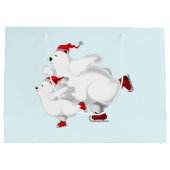 Sac cadeau de Noël ours (Dos)