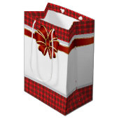 Sac cadeau de Noël Paquet écossais classique (Devant Angle)