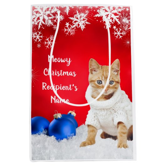 Sac cadeau de Noël personnalisé (Devant)