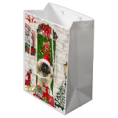 Sac cadeau de Noël pour chien Pekingese (Dos Angle)