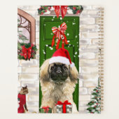 Sac cadeau de Noël pour chien Pekingese (Dos)