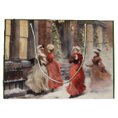 Sac Cadeau de Noël pour Dames Victoriennes Aquarel (Dos)