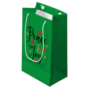 Sac cadeau de Noël pour la paix et la joie