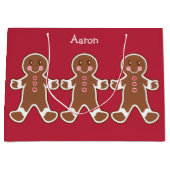 Sac cadeau de Noël pour les garçons en pain d'épic (Devant)