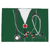 Sac cadeau de Noël pour médecin ou infirmière (Dos)