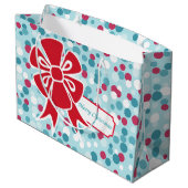 Sac cadeau de Noël Red Bow (Dos Angle)