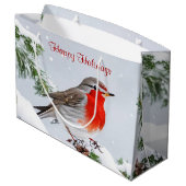 Sac cadeau de Noël Red Robin (Dos Angle)