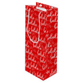 Sac cadeau de Noël rouge (Devant Angle)