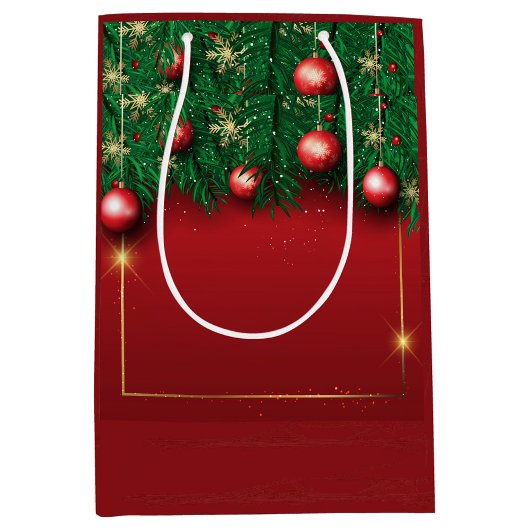 Sac cadeau de Noël rouge