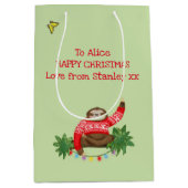 Sac cadeau de Noël Stanley Sloth (Devant)