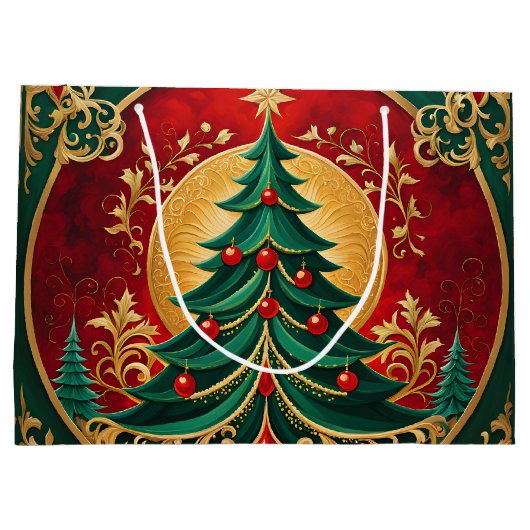 Sac cadeau de Noël Tree (Dos)