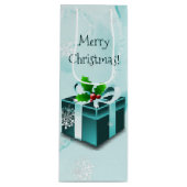 Sac cadeau de Noël turquoise (Devant)