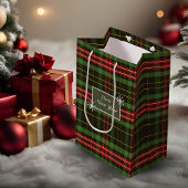 Sac cadeau de Noël vert rouge