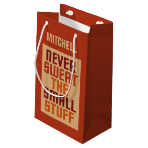 Sac cadeau de nom personnalisé motivant