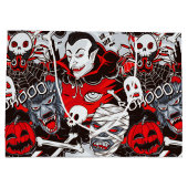 Sac Cadeau de nuit Vampires - Grand, brillant (Dos)