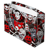 Sac Cadeau de nuit Vampires - Grand, brillant (Dos Angle)