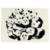 Sac cadeau de Panda drôle (Dos)