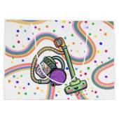 Sac cadeau de partie vide de texte personnalisable (Dos)