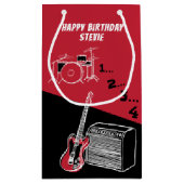 Sac cadeau de petite taille Rock temps libre (Dos)