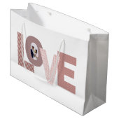 Sac cadeau de photo de mariage (Devant Angle)