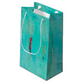 Sac cadeau de plage avec art côtier (Dos Angle)