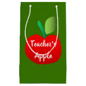 Sac cadeau de pomme pour l'enseignant (Devant)