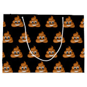 Sac cadeau de Poop Emoji souriant (Dos)