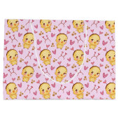 Sac cadeau de poussins et de coeurs mignons (Dos)