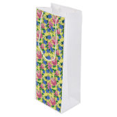 Sac cadeau de Preppy Chinoiserie Floral (Devant Angle)