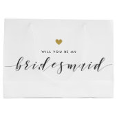 Sac Cadeau de Proposition Demoiselle d'Honneur à C (Dos)