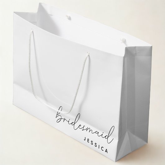 Sac cadeau de proposition demoiselle d'honneur cal