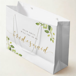Sac Cadeau de Proposition Demoiselle d'Honneur en 