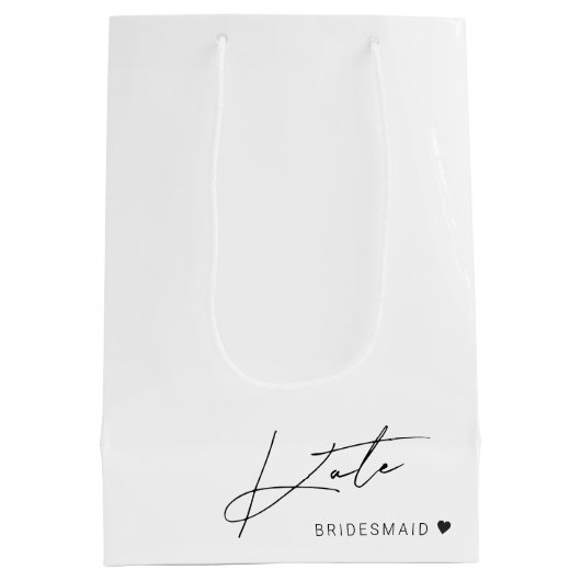 Sac cadeau de proposition simple moderne de servan (Dos)