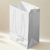 Sac cadeau de proposition simple moderne de servan