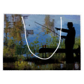 Sac cadeau de retraite de pêche pour homme âgé (Dos)